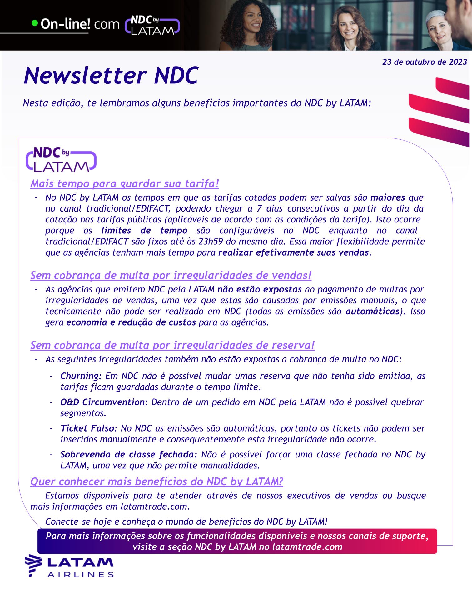Newsletter NDC by LATAM